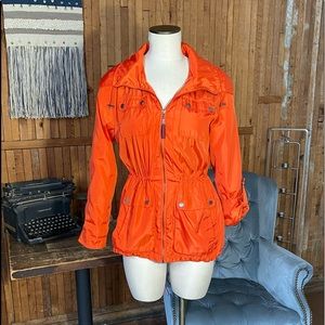 Tommy Hilfiger Orange Windbreaker